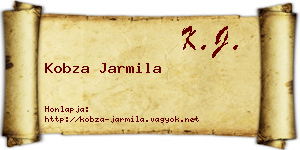 Kobza Jarmila névjegykártya